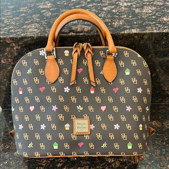 ✨NEW✨Dooney & Bourke NOVELTY GRETTA ZIP ZIP Satchel - Picture 5 of 16